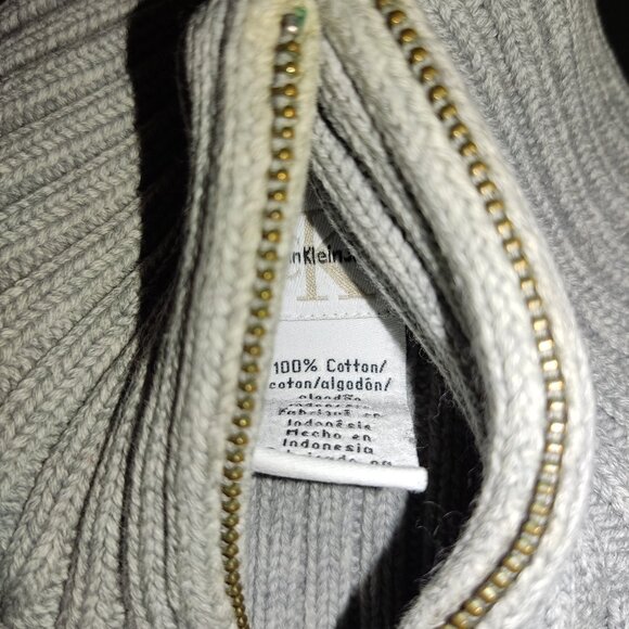 Calvin Klein Jeans‎ pullover gray grey cotton sweater | Size Medium - Picture 13 of 16